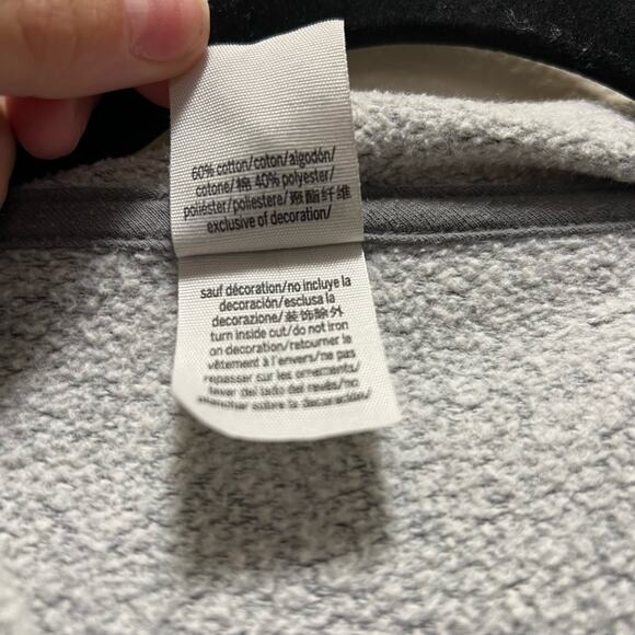 Victoria's Secret PINK Gray Full Zup Fleece Lined Hooded Jacket Size Large - Picture 9 of 9